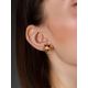 Maple Leaf Earrings With Amber, image , picture 3