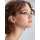 Amber Cat Stud Earrings, image , picture 3