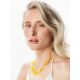 Gorgeous Chain Necklace With Bold Amber Pieces, image , picture 3