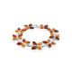 Amber Butterflies Link Bracelet, image 