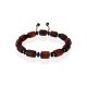 Textured Amber Slider Bracelet, image 