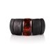 Bold Dark Amber Cuff Bracelet, image 