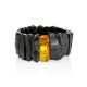 Black Amber Bracelet With Inclusion, image 