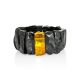 Exclusive Dark Amber Bracelet With Insect Inclusion, image 