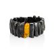 Exclusive Dark Amber Bracelet With Insect Insertion, image 