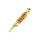 Bold Wooden Pen With Natural Amber, image 