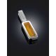 Sleek Geometric Amber Pendant The Palazzo, image , picture 2