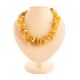 Honey Amber Beaded Necklace, image 
