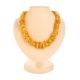 Honey Amber Beaded Necklace, image 