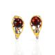 Amber Earrings In Gold-Plated Silver The Turandot, image 