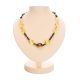 Faceted Lemon Amber Beaded Necklace, image 