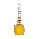 Adorable Square Silver Pendant With Homey Amber The Prussia, image 