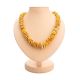 Honey Amber Beaded Necklace, image 
