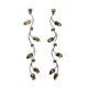 Refined Amber Dangles In Sterling Silver The Verbena, image 