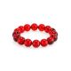 Bold Cherry Amber Beaded Bracelet, image 