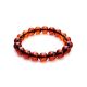 Bright Amber Ball Beaded Bracelet, image 