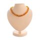 Cognac Amber Beaded Necklace, image 