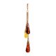 Multicolor Amber Pendant In Gold-Plated Silver The Casablanca, image 