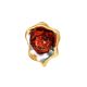 Gold-Plated Pendant With Cognac Amber The Turandot, image 