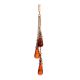 Elongated Amber Pendant In Gold-Plated Silver The Casablanca, image 