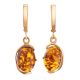 Amber Earrings In Gold-Plated Silver The Vivaldi, image 