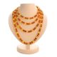 Amber Beaded Rope Necklace, image 