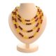 Two-Toned Amber Rope Necklace, image 