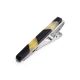 Handcrafted Wooden Tie Clip With Honey Amber The Indonesia, image 