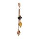 Gold-Plated Pendant With Multicolor Amber The Casablanca, image 