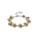 Amber Bracelet In Sterling Silver The Lily Of The Valley, image 