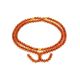 Cognac Amber Buddhist Prayer Beads, image 