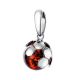 Amazing Silver Pendant With Cherry Amber The League, image 