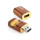 16 Gb Handcrafted Amber Flash Drive With Wood The Indonesia, image 