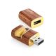 16 Gb Handcrafted Amber Flash Drive With Wood The Indonesia, image 