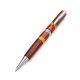 Handcrafted Padauk Wood Pen With Butterscotch Amber The Indonesia, image 