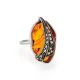 Amber Cocktail Ring With Marcasites The Colorado, image 
