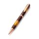 Designer Acacia Wood Pen With Baltic Amber, image 