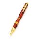 Designer Wooden Ball Pen With Baltic Amber, image 