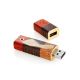 16 Gb Handmade Flash Drive Necklace With Amber And Wood The Indonesia, image 