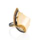 Adjustable Mammoth Tusk Ring In Gold-Plated Silver The Era, Ring Size: Adjustable, image 