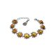Amber Bracelet In Sterling Silver The Aster, image 
