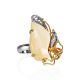 Adjustable Gold-Plated Ring With Mammoth Tusk The Era, Ring Size: Adjustable, image 