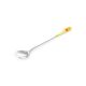Sterling Silver Dessert Spoon With Honey Amber Mosaic, image 