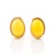 Honey Amber Earrings In Gold The Strauss, image 