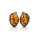 Lovely Amber Earrings In Sterling Silver The Suite, image 