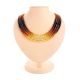 Bold Multicolor Amber Beaded Necklace The Prague, image 