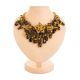 Multicolor Amber Necklace With Brown Beads The Fable, image 