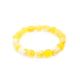 Honey Amber Beaded Stretch Bracelet, image 
