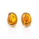 Amber Earrings In Gold-Plated Silver The Strauss, image 