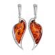 Handmade Amber Earrings In Sterling Silver The Palladio, image 
